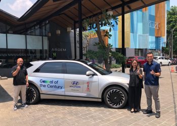 Hyundai Motors Indonesia mengajak masyarakat untuk antusias menyambut FIFA U-17 World Cup Indonesia 2023, Kamis (19/10/2023) (sumber: panduga)