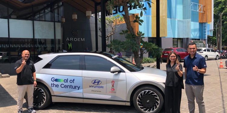 Hyundai Motors Indonesia mengajak masyarakat untuk antusias menyambut FIFA U-17 World Cup Indonesia 2023, Kamis (19/10/2023) (sumber: panduga)