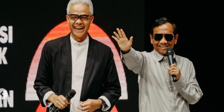Ganjar Pranowo dan Mahfud MD mendapatkan dukungan PDIP Tasikmalaya untuk memenangkan suaranya (dok. Instagram @ganjar_pranowo)