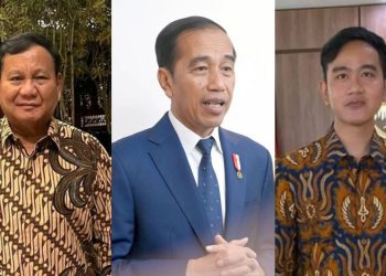 Prabowo Subianto, Joko Widodo, dan Gibran Rakabuming Raka (sumber: Instagram @prabowo, @jokowi, dan @gibran.rakabuming_)