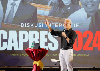 Ganjar Pranowo saat mengikuti diskusi interaktif beberapa waktu lalu. (Dok Relawan Ganjar)