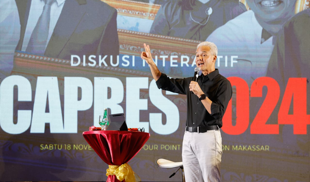 Ganjar Pranowo saat mengikuti diskusi interaktif beberapa waktu lalu. (Dok Relawan Ganjar)