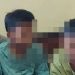 MZ dan D saat diminta keterangan di Polsek Tengeran Kabupaten Semarang Jawa Tengah. (Dok Istimewa)
