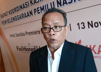 Dr Nur Hidayat Sardini, Akademisi Undip Semarang, saat ditemui di Semarang, Senin (13/11/2023). (dok. Panduga)