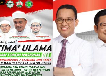 PA 212, GNPF, dan FPI akan menggelar ijtima ulama untuk menentukan arah dukungan capres-cawapres (dok. Twitter @utayrus_ayd dan Instagram @aniesbaswedan)