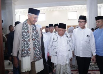 Ganjar Pranowo saat berkunjung ke Palembang beberapa waktu lalu. (Relawan Ganjar)