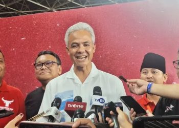 Ganjar Pranowo usai menyaksikan liga kampung di Stadion Utama Gelora Bung Karno (GBK) Jakarta, beberapa waktu lalu. (Dok Sahabat Ganjar)