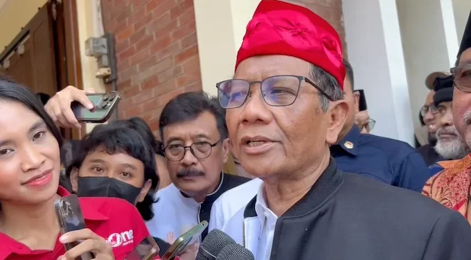 Mahfud MD cawapres pasangan Ganjar Pranowo. (Dok Tim media Mahfud)