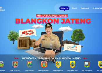 Aplikasi Blangkon Jateng memudahkan pelaku UMKM untuk memasarkan produknya. (dok. Panduga)