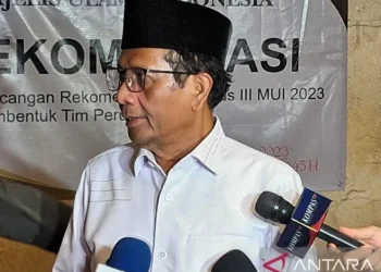 Mahfud MD saat ditemui awak media di Malang, Kamis (7/12/2023). (Dok tim media Mahfud)
