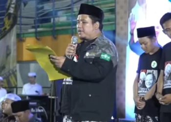 Generasi Muda NU mendeklarasikan diri mendukung Ganjar-Mahfud di Pilpres 2024. (dok. Twitter @Generasi_MudaNU)