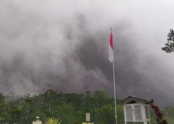 Awan panas Gunung Merapi. (dok BPPTKG)