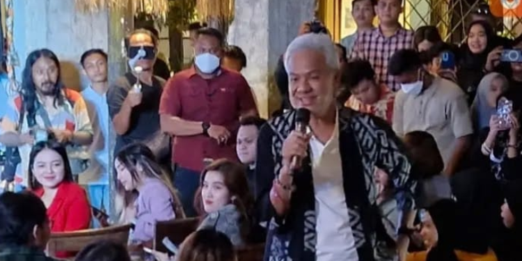 Ganjar Pranowo saat mengisi kegiatan bersama generasi milenial beberapa waktu lalu. (Dok Relawan Ganjar)