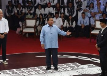 Tangkapan layar debat capres yang digelar KPU beberapa waktu lalu. (dok. Panduga)