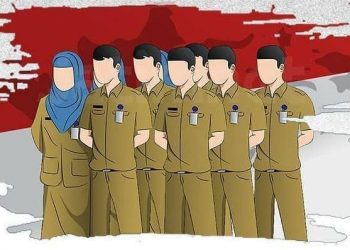 Ilustrasi Aparatur Sipil Negara (ASN).