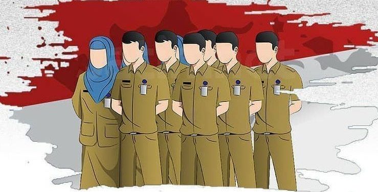 Ilustrasi Aparatur Sipil Negara (ASN).
