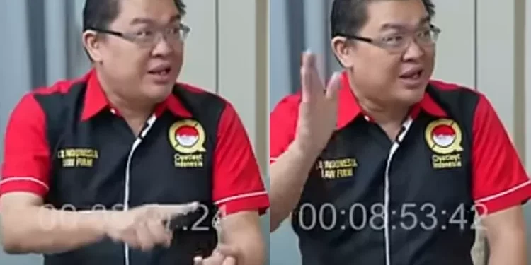Tangkapan layar Alvin Lim saat melakukan podcast. (dok. Instagram @lagi.viral)