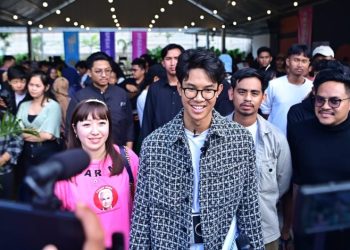 Putra tunggal calon presiden nomor urut 3 Ganjar Pranowo, Muhammad Zinedine Alam Ganjar. (dok. Istimewa)