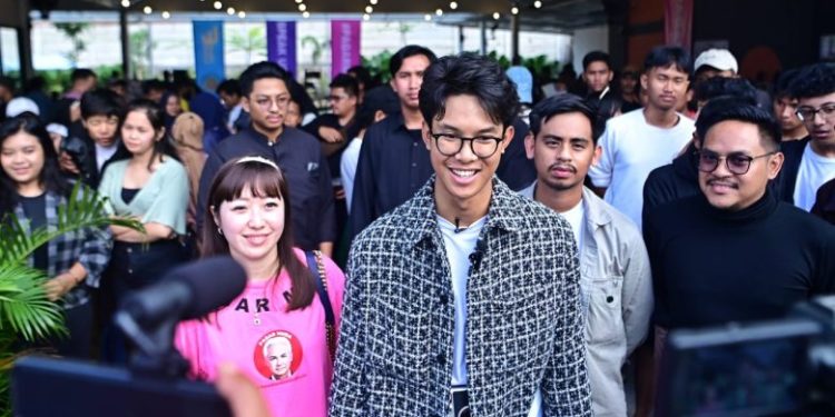 Putra tunggal calon presiden nomor urut 3 Ganjar Pranowo, Muhammad Zinedine Alam Ganjar. (dok. Istimewa)