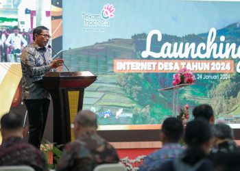 Pj Gubernur Jawa Tengah Nana Sudjana saat mengisi kegiatan di Gedung Grandhika Bhakti Praja Kompleks Pemrov Jateng, Rabu (24/1/2024). (Dok. Istimewa)