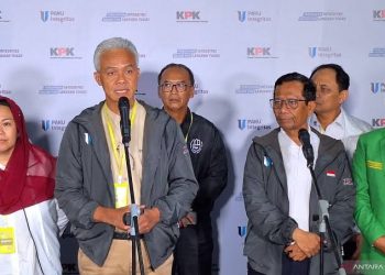 Ganjar Pranowo bersama Mahfud MD. (dok. Istimewa)