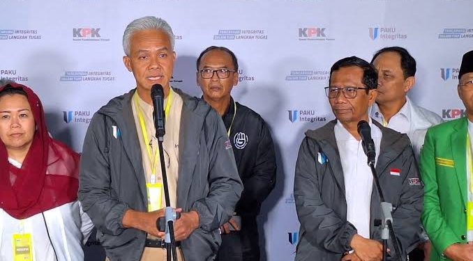 Ganjar Pranowo bersama Mahfud MD. (dok. Istimewa)