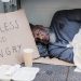 Ilustrasi kemiskinan Jawa Tengah (dok. Photo by Timur Weber: https://www.pexels.com/photo/photo-of-a-homeless-man-sleeping-near-a-cardboard-sign-9532305/)