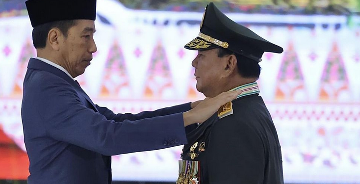 Prabowo Subianto mendapatkan jenderal kehormatan dari Jokowi (dok, Instagram @prabowo)