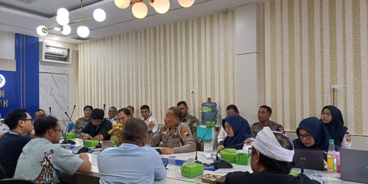 Mediasi aliansi pengemudi ojek online Semarang bersama jajaran Pemprov Jateng beberapa waktu lalu (dok. istimewa)