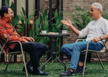 Ganjar Pranowo bersama Ahok beberapa waktu lalu. (dok. istimewa)