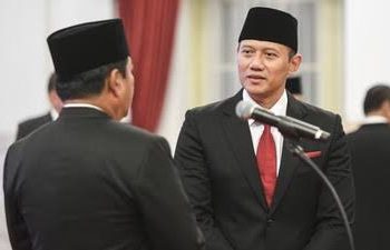 Agus Harimurti Yudhoyono dilantik jadi Menteri ATR/BPN (dok. istimewa)