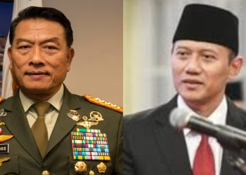 Kepala Staff Presiden Moeldoko dan AHY (dok. istimewa)