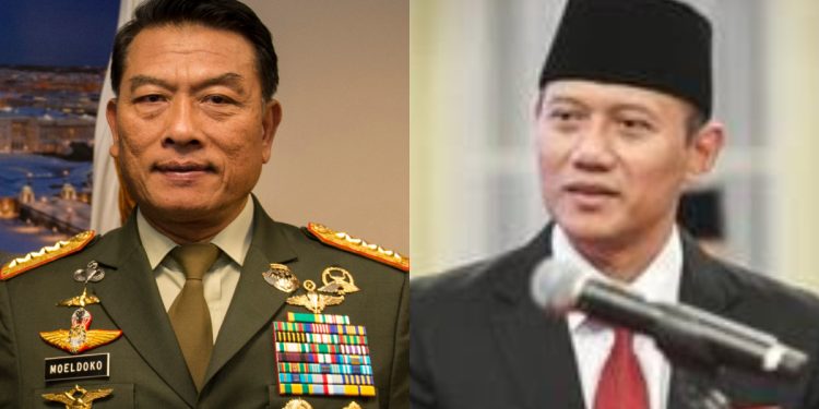 Kepala Staff Presiden Moeldoko dan AHY (dok. istimewa)