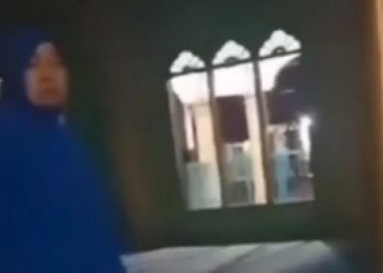 Tangkapan layar video viral inu ibu ngamuk. (dok. istimewa)