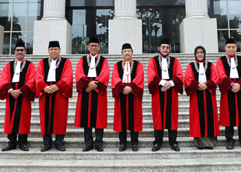 Hakim Konstutisi di Mahkamah Konstitusi (dok. MKRI)