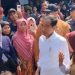 Presiden Jokowi mengunjungi pengungsi korban banjir di Demak (dok. istimewa)
