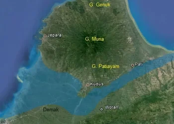 Ilustrasi Selat Muria (dok. istimewa)