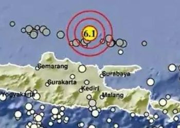Gempa gumi di Tuban Jawa Timur (dok. BMKG)