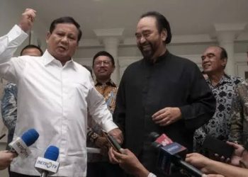 Surya Paloh dan Prabowo Subianto. (dok. istimewa)
