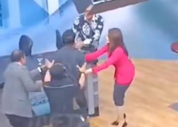 Tangkapan layar saat Noel dan Deddy berhadapan. (dok. istimewa)