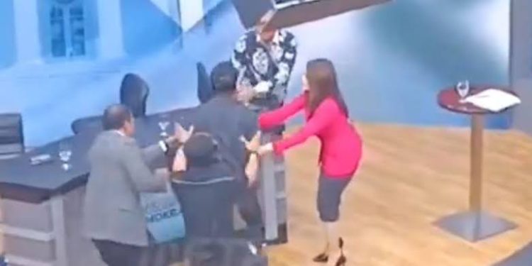 Tangkapan layar saat Noel dan Deddy berhadapan. (dok. istimewa)