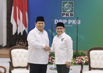 Muhaimin Iskandar dan Prabowo di kantor DPP PKB (dok. pkb.id)