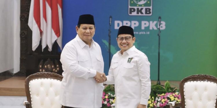 Muhaimin Iskandar dan Prabowo di kantor DPP PKB (dok. pkb.id)