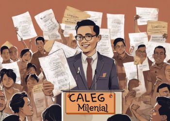 Ilustrasi caleg milenial (dok. istimewa)