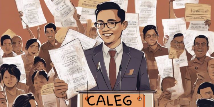 Ilustrasi caleg milenial (dok. istimewa)