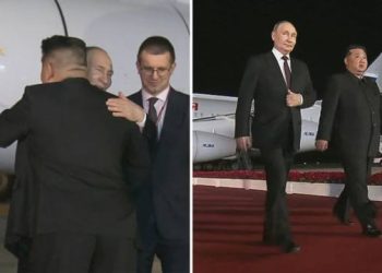 Pertemuan Putin dan Kim Jong Un. (dok. istimewa)