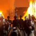 Penonton konser Lentera Festival di Tangerang ricuh bakar panggung (dok. istimewa)