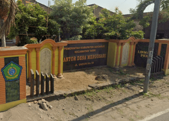 Kantor Desa Mergosari, Tarik, Sidoarjo, Jawa Timur. (dok. Google Maps)