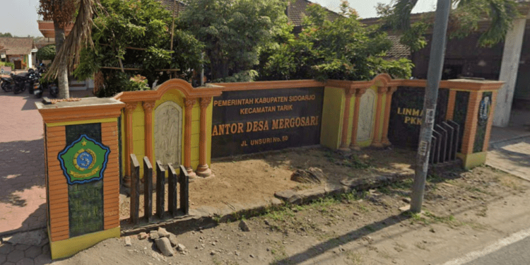 Kantor Desa Mergosari, Tarik, Sidoarjo, Jawa Timur. (dok. Google Maps)