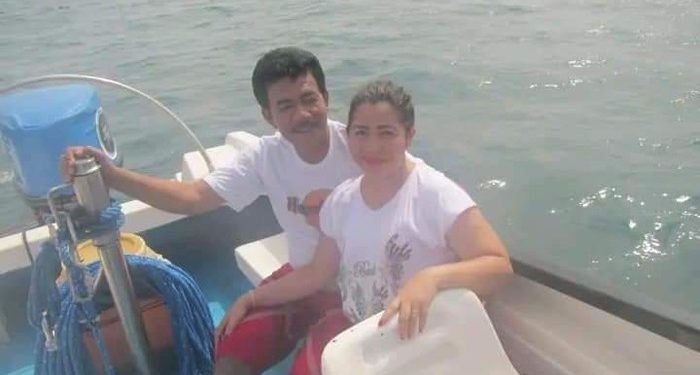 Kepala Dinas Pariwisata Nias Barat Apri Imelda Juita Hia dan Bupati Nias Barat nonaktif Khenoki Waruwu (dok. istimewa)